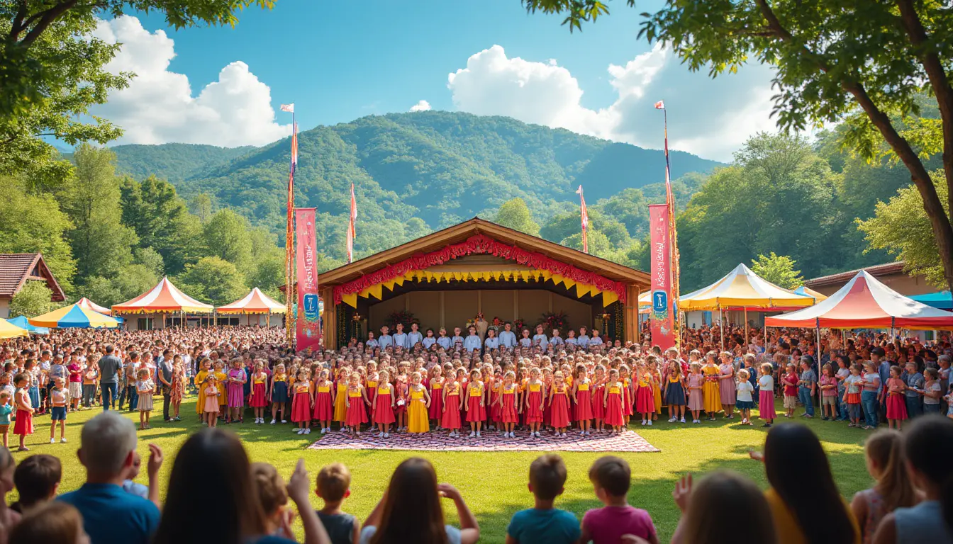 venez célébrer l'harmonie et la diversité au festival musique et territoire ! assistez à un concert exceptionnel réunissant trois chorales d'enfants, qui rendront hommage à lucey et ses six villages à travers des performances émouvantes et festives. une journée inoubliable de musique et de partage pour toute la famille.