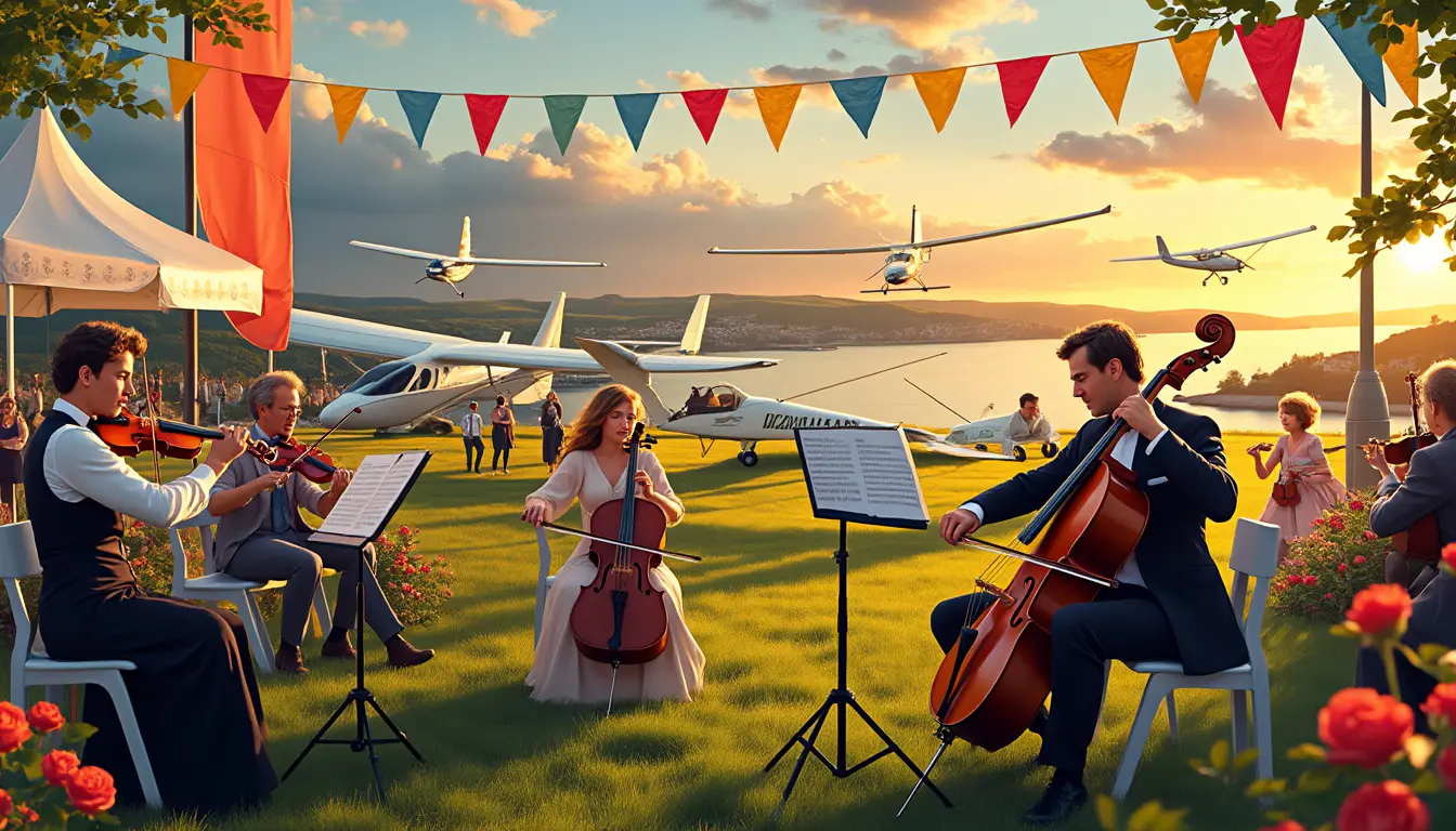 découvrez le festival de musique classique les musicales, qui s'envole à l'aérodrome de quiberon. un événement unique mêlant mélodies envoûtantes et cadre exceptionnel, idéal pour les passionnés de musique et les amoureux de la nature.