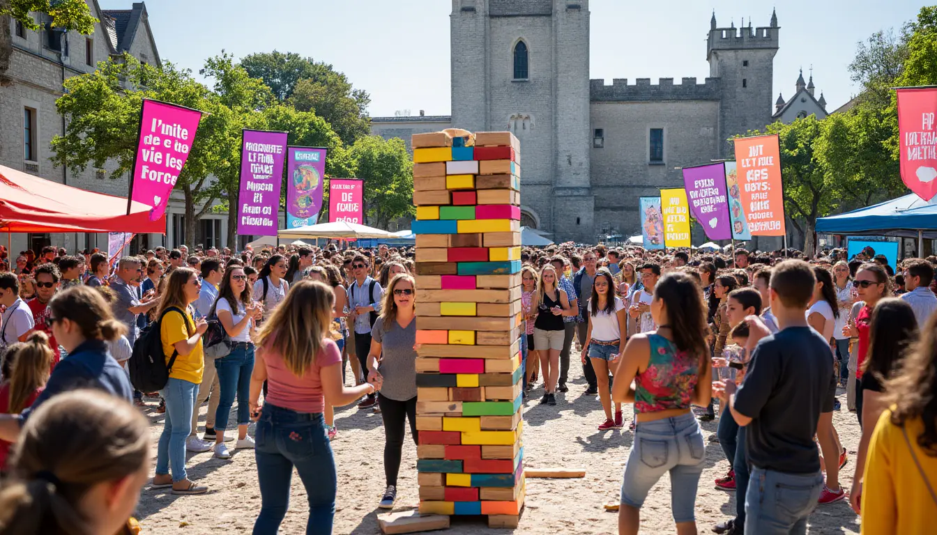 découvrez le festival étudiant au mans, un événement vibrant qui allie musique, culture et solidarité. impliqué dans des actions caritatives, ce festival offre une plateforme unique pour les talents locaux tout en soutenant des causes importantes. rejoignez-nous pour célébrer l'esprit étudiant et faire une différence ensemble!