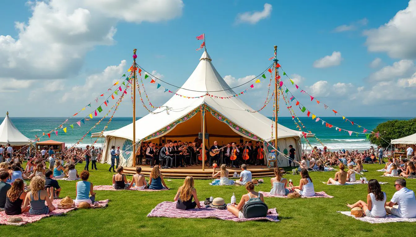 participez au festival de musique classique notes océanes en pays bigouden, du 22 au 25 juillet. un événement unique qui réunit des artistes talentueux dans un cadre enchanteur, pour des concerts inoubliables en bord de mer.