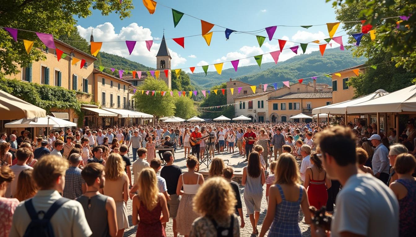 plongez au cœur de l’occitanie avec battements par musique, le festival itinérant qui fait vibrer les villages grâce à des concerts et animations conviviales pour tous les amoureux de musique et de découverte.