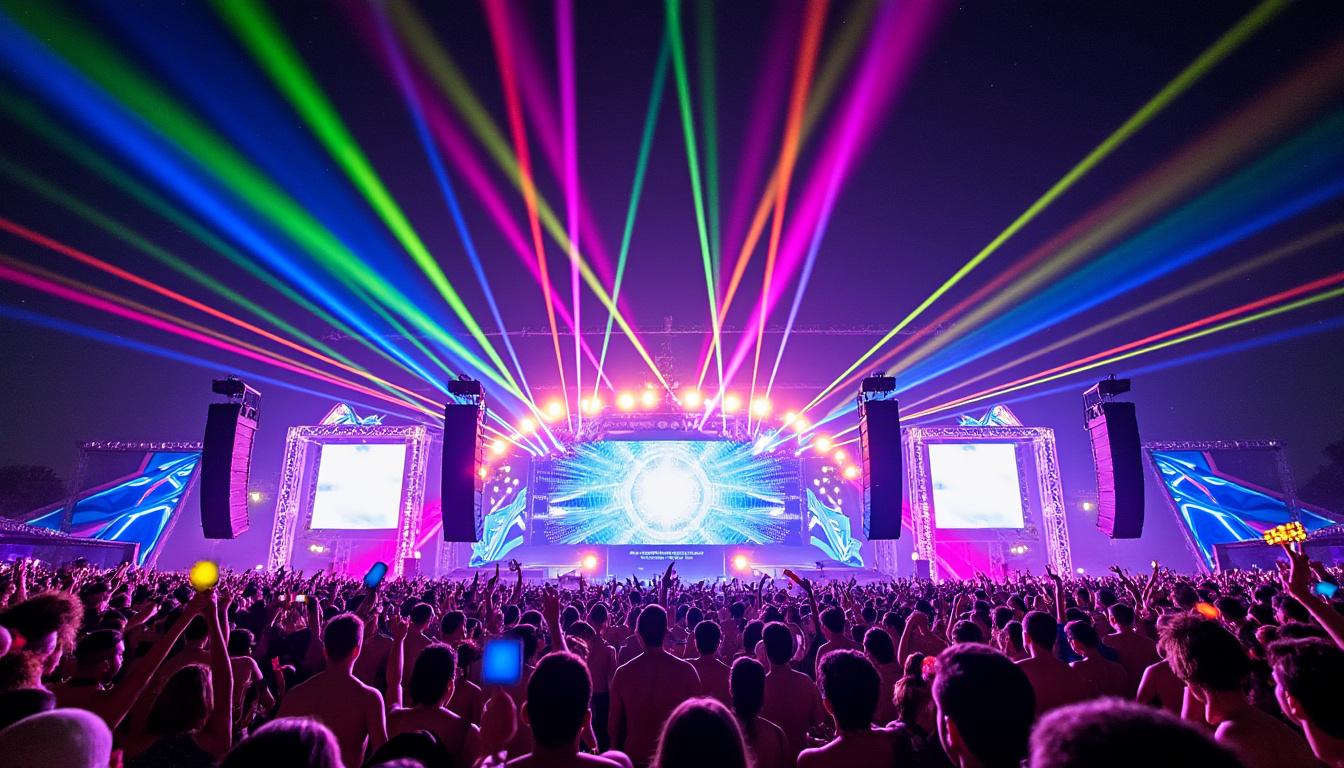 assistez à l'ouverture explosive du festival d'orange avec positiv electronic 2025 : une soirée vibrante mêlant musique électro, shows lumineux et ambiance survoltée. ne manquez pas cet événement incontournable !