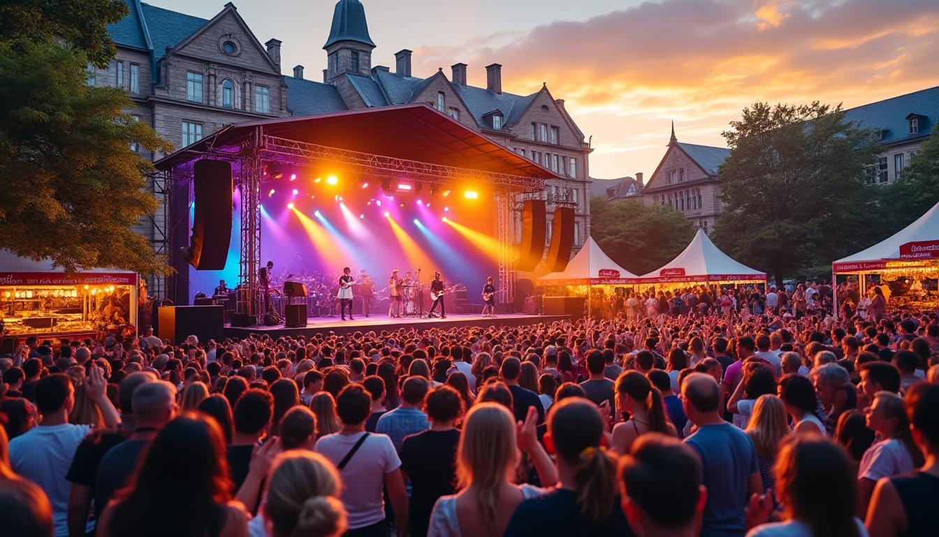 découvrez le festival de musique richelieu, un événement incontournable qui réunit à nouveau les mélomanes pour célébrer la passion de la musique. profitez d'une ambiance festive, de performances captivantes et de rencontres inoubliables avec des artistes talentueux. ne manquez pas cette expérience musicale unique !