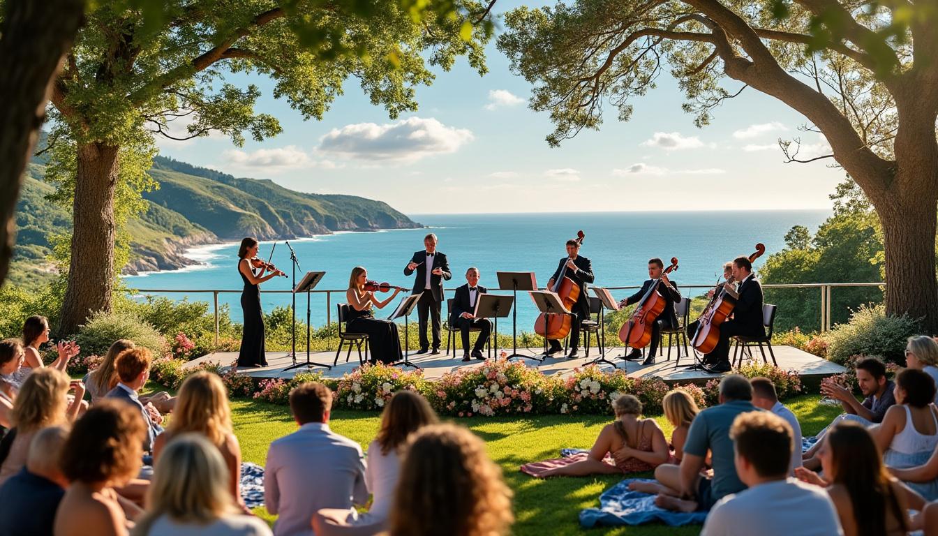 découvrez un été inoubliable au festival de musique classique dans les côtes-d’armor, où la mélodie et la nature s'entrelacent pour offrir des concerts en plein air dans des scènes magiques. plongez dans l'harmonie des sonorités classiques et laissez-vous emporter par la beauté du paysage breton.