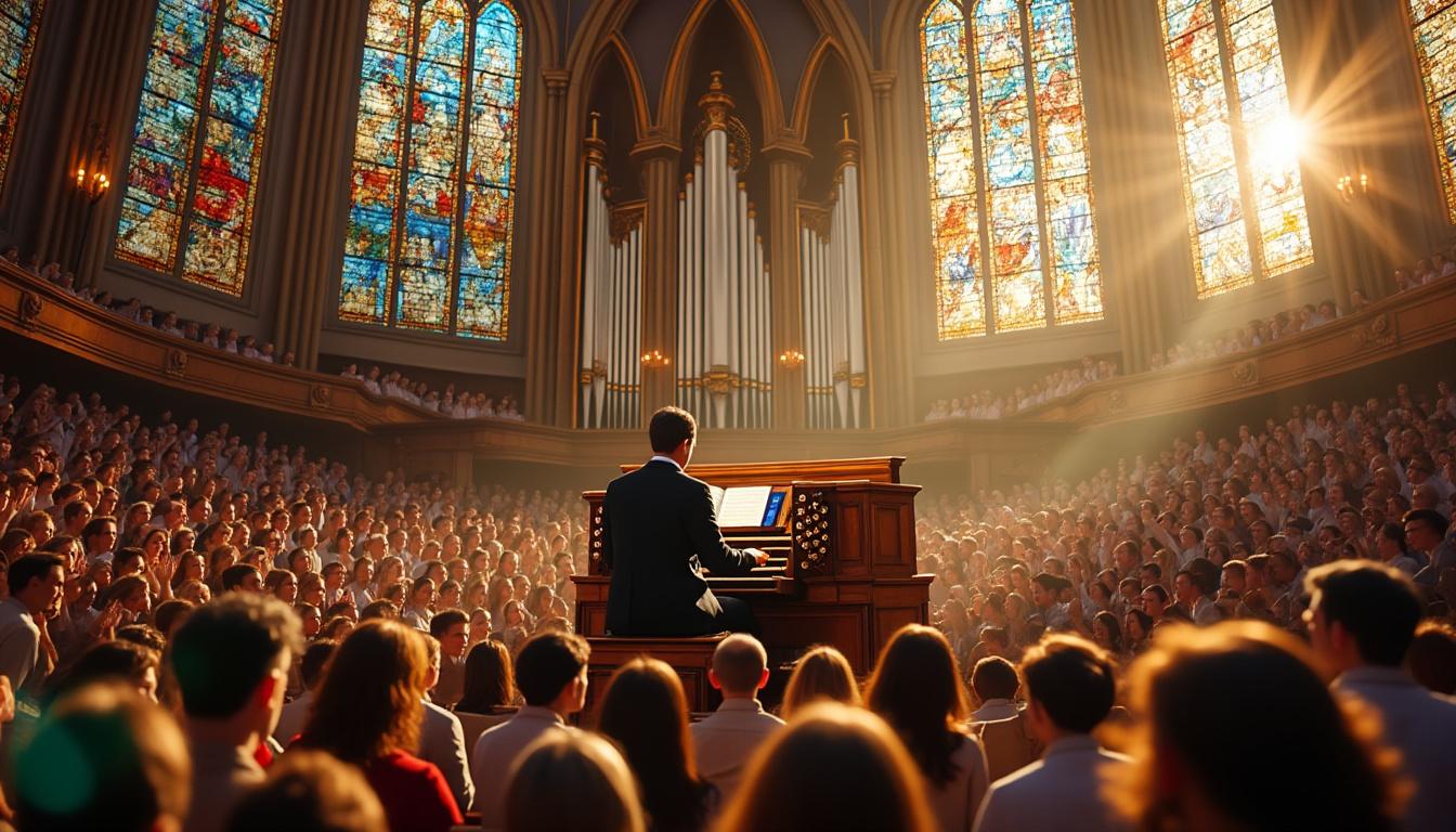 assistez à un concert d’orgue captivant à anglès avec franck besingrand : répertoire inspiré, acoustique sublime et moments d’émotion pour un été inoubliable.