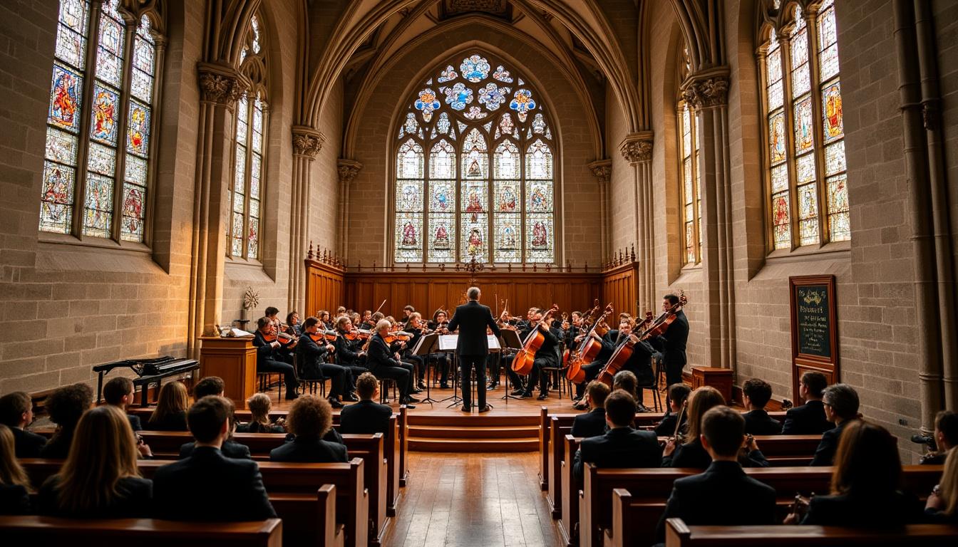 ne manquez pas le concert automnal de ce vendredi, un rendez-vous musical exceptionnel du festival de musique de chambre en val de saire. vivez une soirée riche en émotions et découvertes sonores dans un cadre unique !