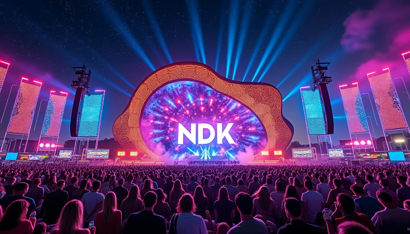 découvrez le festival de musiques électroniques ndk à caen, un événement unique avec une scénographie innovante imaginée par trois anciens membres du cargö. immersion sonore et expérience visuelle garanties !