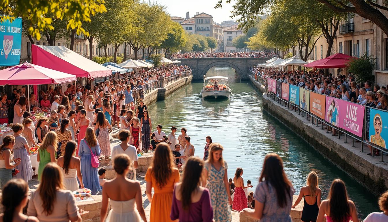 participez à octobre rose en haute-garonne : un festival unique mêlant musique, sport et solidarité sur les rives du canal du midi, pour soutenir la lutte contre le cancer du sein.