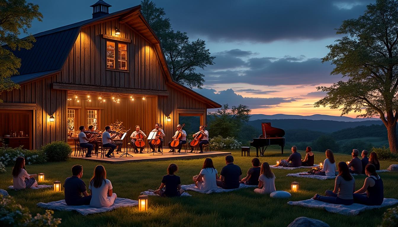 découvrez le festival de musique classique à la grange de meslay, une nouvelle ère ambitieuse qui poursuit l'héritage de rené martin avec des concerts d'exception et des artistes de renom.