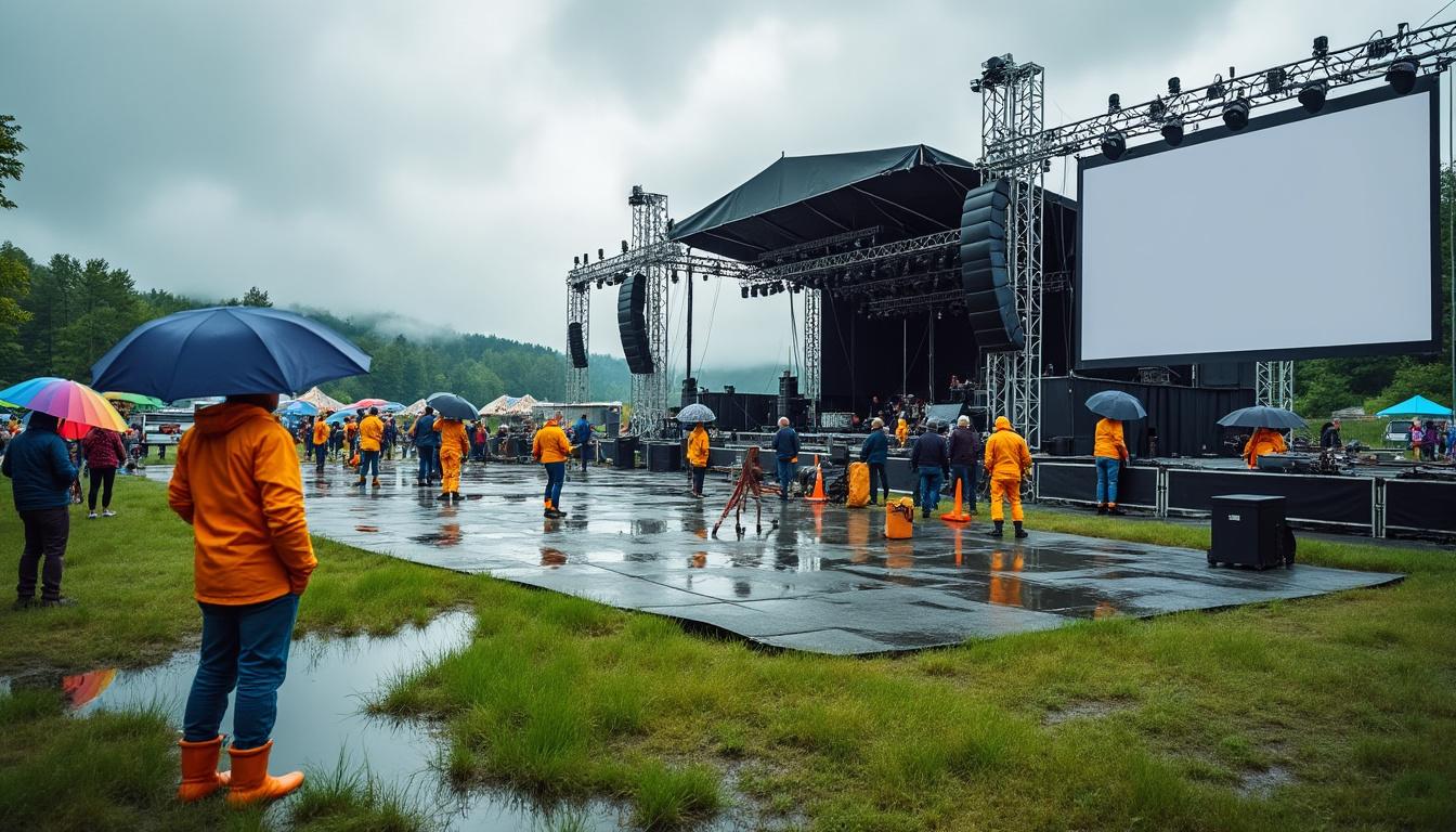 en sud-manche, le festival de musique change de lieu à cause des pluies de juillet et lance une campagne de préventes. découvrez les détails et réservez vos billets dès maintenant !