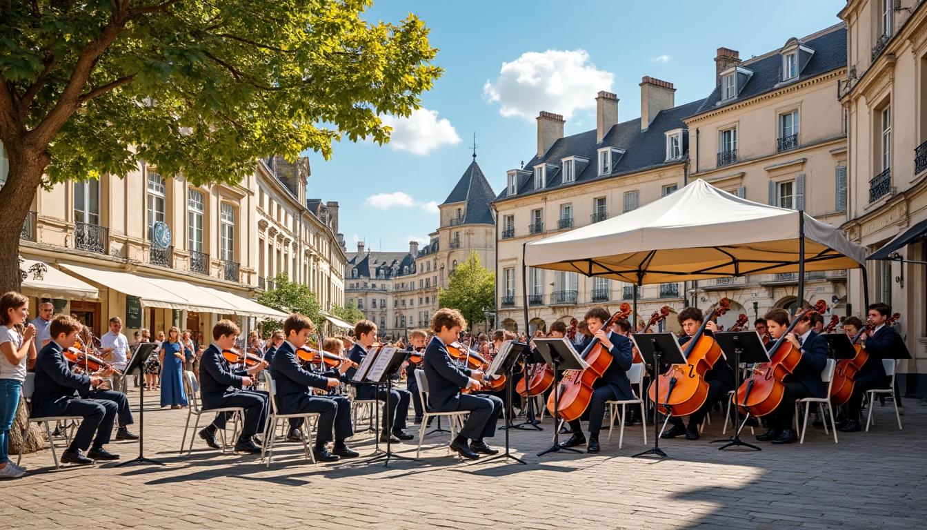 découvrez le nouveau festival de musique classique à saintes, en charente-maritime, spécialement conçu pour les enfants. une expérience culturelle unique qui éveillera leur passion pour la musique.