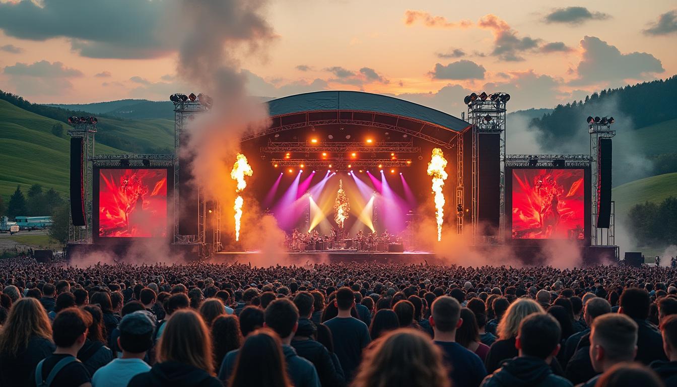 découvrez l’ambiance unique des festivals de musique metal, un charme irrésistible qui anime les campagnes et rassemble les passionnés dans une atmosphère authentique et électrisante.