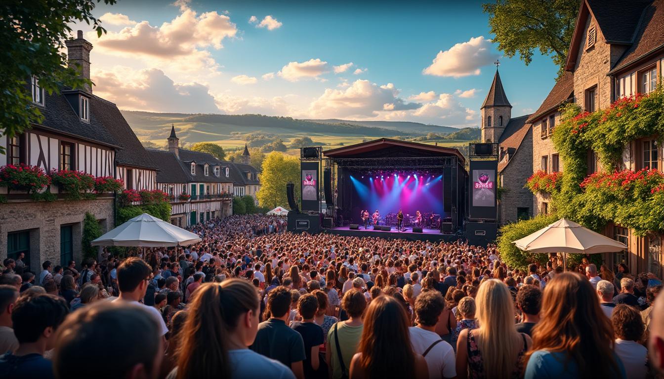 découvrez comment les grands noms de la musique prennent vie dans les charmants villages de l'orne grâce à un festival unique, alliant culture et convivialité au cœur de la campagne normande.