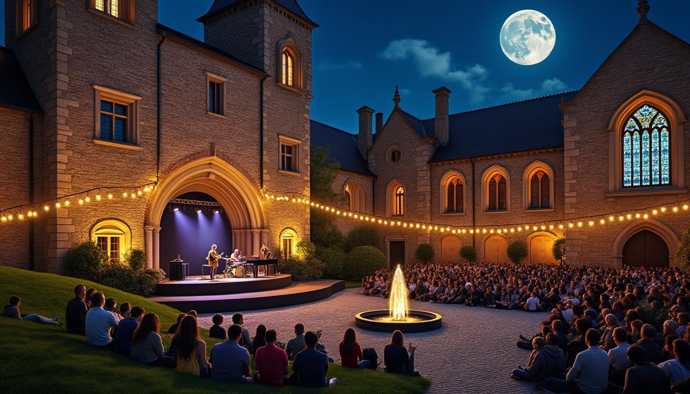 en 2026, le festival jazz en place revient au pied du château de dinan, offrant une ambiance unique alliant musique jazz et cadre historique.